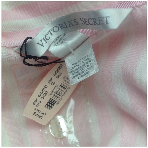 Victoria's Secret Cotton Pajama Short Set Pink - Picture 5 of 5